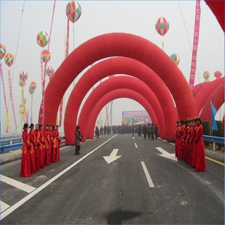 泰州商场开业纯红拱门